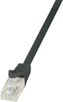 Kabel Logilink Cat.5e U/UTP 0.25 m Czarny (CP1013U)