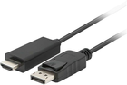 Kabel Lanberg DisplayPort do HDMI 5 m Czarny (CA-DPHD-11CC-0050-BK) - obraz 1