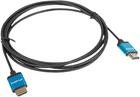 Kabel Lanberg HDMI 4 K / 60 Hz 1.8 m Czarny (CA-HDMI-22CU-0018-BK) - obraz 1