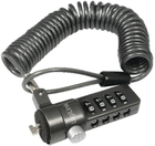 Linka zabezpieczająca do laptopa Logilink Notebook Coil Cable Lock 1.8 m Black (4052792000566)