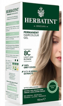 Żel-farba do włosów z utleniaczem Herbatint 8C Light Ash Blonde 150 ml (8016744805322) - obraz 1