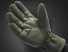 Зимние Мужские Армейские Тактические Перчатки с Ударными Вставками Олива L - изображение 9