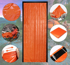 Спасательный спальный термомешок 213х90 см Оранжевый (vol-779) - изображение 3
