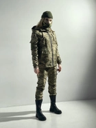 Зимовий костюм 'Terra Hot' зелений піксель жіночий + бафф хакі та рукавички XL - зображення 4