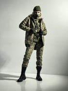 Зимний костюм 'Terra Hot' зеленый пиксель женский + бафф хаки и перчатки 2XL - изображение 3