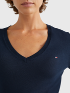 Пуловер жіночий Tommy Hilfiger WW0WW25294-403 S Чорний (8719858028457) - зображення 4