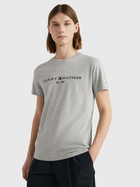 Koszulka męska basic Tommy Hilfiger MW0MW11465-501 2XL Szara (8719858461506) - obraz 1