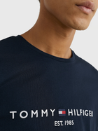 Футболка чоловіча Tommy Hilfiger MW0MW11465-403 L Блакитна (8719858459466) - зображення 4