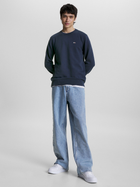 Sweter męski luźny Tommy Jeans DM0DM13273 M Granatowy (8720116626131) - obraz 3