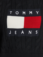 Sweter z golfem damski krótki Tommy Jeans DW0DW14261 M Czarny (8720641314886) - obraz 5