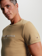 Koszulka męska basic Tommy Hilfiger MW0MW11797-RBL L Khaki (8720644154588) - obraz 4