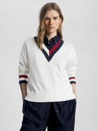 Пуловер жіночий Tommy Hilfiger WW0WW39006-YBL L Бежевий (8720644313978) - зображення 1