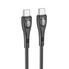 Кабель OTG\Charge BOROFONE BX98 Type-C to Type-C Superior 60W charging data cable Black BX98CCB