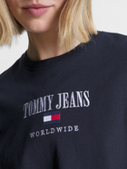 Футболка жіноча Tommy Jeans DW0DW16154-DW5 XL Блакитна (8720644429037) - зображення 4