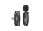 Беспроводной микрофон XO MKF08A для смартфона (USB Type-C, дальность 10 м, микрофон для интервью) - Черный