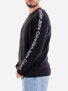 Sweter męski bawełniany Calvin Klein Jeans J323808 L Czarny (8720108059060) - obraz 3