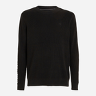 Sweter męski bawełniany Calvin Klein Jeans J323808 L Czarny (8720108059060) - obraz 4