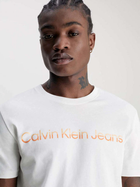 Футболка чоловіча Calvin Klein Jeans J322511 M Біла (8720108054614) - зображення 4