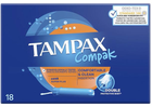Tampony Tampax Tampon Compak S Plus 18 U (8006540468081) - obraz 1