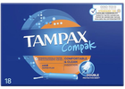 Tampony Tampax Tampon Compak S Plus 18 U (8006540468081) - obraz 1