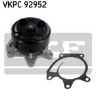 Водяний насос SKF VKPC92952 Renault Clio, Espace, Kadjar, Megane; Nissan Qashqai, Juke, X-Trail B10101KC0C, 21010BV80A, B10101KC0B