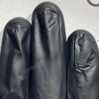 Перчатки виниловые AMPri размер S черного цвета 100 шт - изображение 2