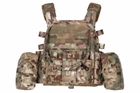 2E Tactical Плитоноска з додатковими сумками Тип1, Молле, камуфляж - зображення 8