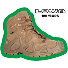 Ботинки тактические Lowa Zephyr GTX mid TF Coyote OP (койот) UK 5/EU 38 - изображение 2