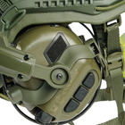Комплект: тактичный шлем - каска Fast системой Wendy пуленепробиваемый, кевларовый, защита по NATO - NIJ IIIa (ДСТУ кл.1), размер M-L и оригинальные наушники Earmor M32Н с креплением "чебурашка" (FWOKMulEm32hCh1) - изображение 7