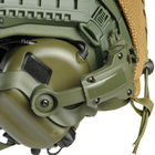 Комплект: тактичный шлем - каска Fast системой Wendy пуленепробиваемый, кевларовый, защита по NATO - NIJ IIIa (ДСТУ кл.1), размер M-L и оригинальные наушники Earmor M32Н с креплением "чебурашка" (FWOKMulEm32hCh1) - изображение 11