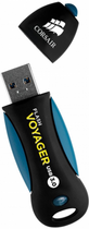 Флеш пам'ять Corsair Flash Voyager 32GB USB 3.0 Black/Blue (843591047302)