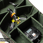 Рюкзак для дронов защитный тактический универсальный для силовых структур Brotherhood олива L 30л (OPT-49001) - изображение 8