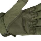 Рукавички тактичні зимові з пальцями для силових структур Air Tac Olivе (6650), M (OPT-6551) - зображення 4