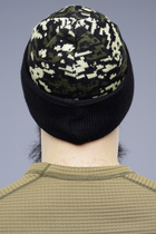 Шапка тактична зимова чоловіча шапка для силових структур Brotherhood Чорний Піксель M (OPT-2991) - зображення 4