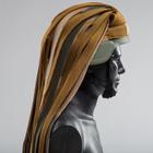 Накидка на голову или шлем маскировочная тактическая универсальная для силовых структур Хаки + Койот (OPT-6001) - изображение 4