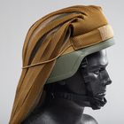 Накидка на голову или шлем маскировочная тактическая универсальная для силовых структур Хаки + Койот (OPT-6001) - изображение 6