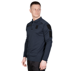 Поло футболка мужская тактическая универсальная для силовых структур Темно-синий (7006), M (OPT-10501) - изображение 3
