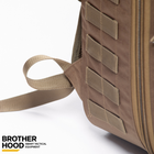 Рюкзак для дронов защитный тактический универсальный для силовых структур Brotherhood койот L 30л (OPT-49001) - изображение 6