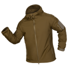 Куртка тактическая демисезонная мужская для силовых структур Stalker SoftShell Койот (7346), S (OPT-34521) - изображение 1