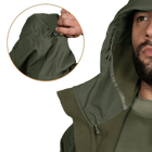 Куртка тактическая демисезонная мужская для силовых структур Stalker SoftShell Олива (7225), L (OPT-34521) - изображение 6