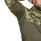 Рубашка тактическая боевая универсальная для силовых структур CM Blitz Камуфляж/Олива (7020), XXXL (OPT-27701) - изображение 11