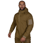 Куртка тактична демісезонна чоловіча для силових структур Stalker SoftShell Койот (7346), M (OPT-34521) - зображення 2