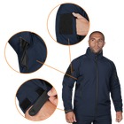 Куртка тактическая демисезонная мужская для силовых структур Phantom System Темно-синяя (7292), XXL (OPT-35991) - изображение 5