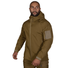 Куртка тактическая демисезонная мужская для силовых структур Stalker SoftShell Койот (7346), L (OPT-34521) - изображение 2