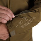 Куртка тактическая демисезонная мужская для силовых структур Phantom System Койот (7293), XXXL (OPT-35991) - изображение 6