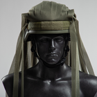 Накидка на голову или шлем маскировочная тактическая универсальная для силовых структур Олива (OPT-6001) - изображение 6