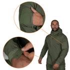 Куртка тактическая демисезонная мужская для силовых структур Stalker SoftShell Олива (7225), XXL (OPT-34521) - изображение 4