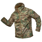 Куртка тактическая демисезонная мужская для силовых структур CM Stalker SoftShell Мультикам (7089), L (OPT-36451) - изображение 1