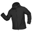 Куртка тактическая демисезонная мужская для силовых структур Stalker SoftShell Черная (7226), XXXL (OPT-34521) - изображение 1