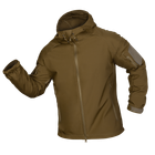 Куртка тактическая демисезонная мужская для силовых структур Stalker SoftShell Койот (7346), XXL (OPT-34521) - изображение 1